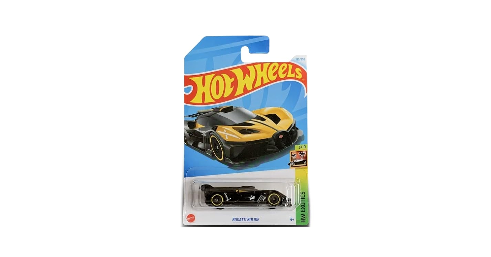 Amazon.com: Hot Wheels Bugatti Bolide, Yellow/Black, HW